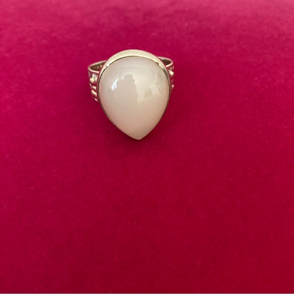 Amy Kahn Russell Moonstone 925 Silver Ring - Picture 1 of 11